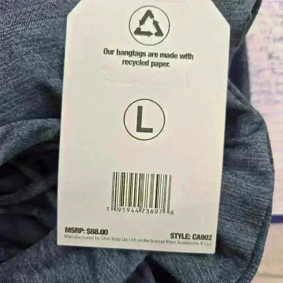 Avalanche Women's Gray Sleeveless Moisture Athletic Tank Dress,Size L NWT - Picture 6 of 7